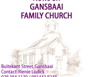 Gansbaai Family Church (GFC) News (26 Feb 2015)